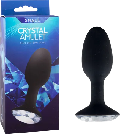 Crystal Amulet Silicone Buttplug - Small - Take A Peek