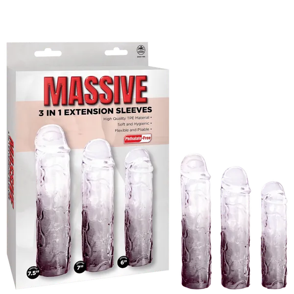 3 in 1 Extension Sleeve (Smoke) - Take A Peek
