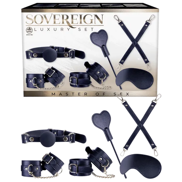 Sovereign Luxury Bondage Set (Black) - Take A Peek