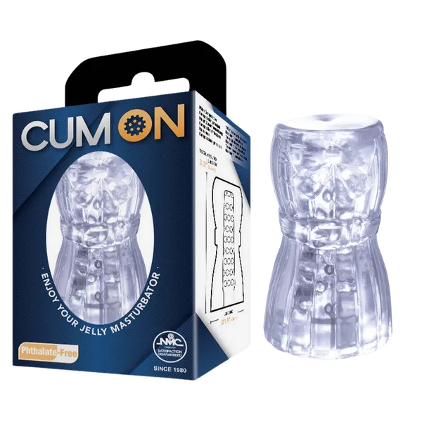 Pocket Jelly Masturbator 3.3" (Clear) - Take A Peek
