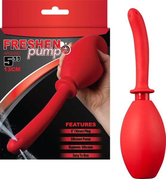 Freshen Pump Anal Douche (Red) - Take A Peek