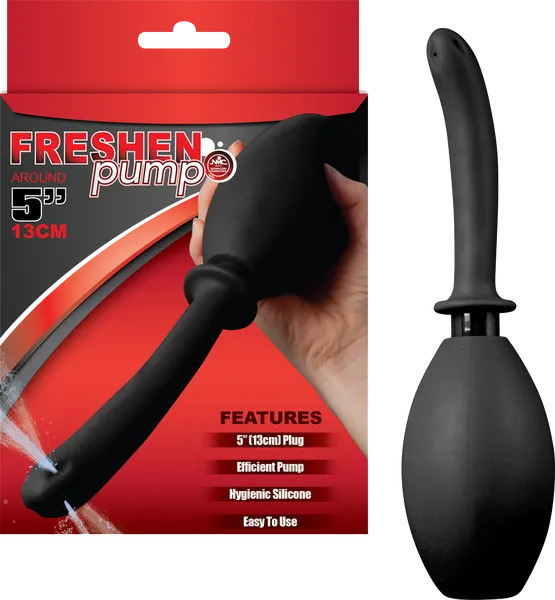 Freshen Pump Anal Douche (Black) - Take A Peek