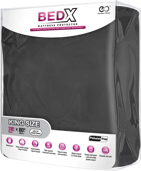 Bed X Mattress Protector (King Size) - Take A Peek