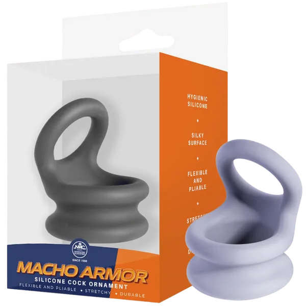 Silicone Cock Ornament - Medium (Grey) - Take A Peek