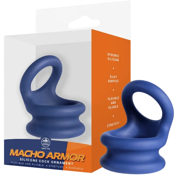 Silicone Cock Ornament - Medium (Blue) - Take A Peek