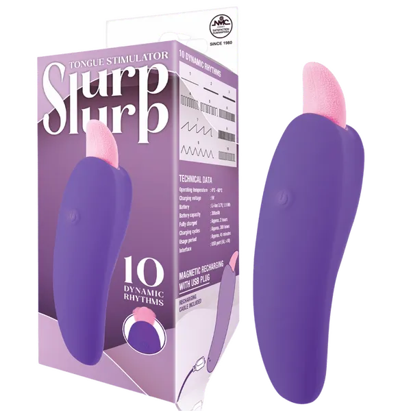 Slurp Slurp - Tongue Stimulator (Purple) - Take A Peek