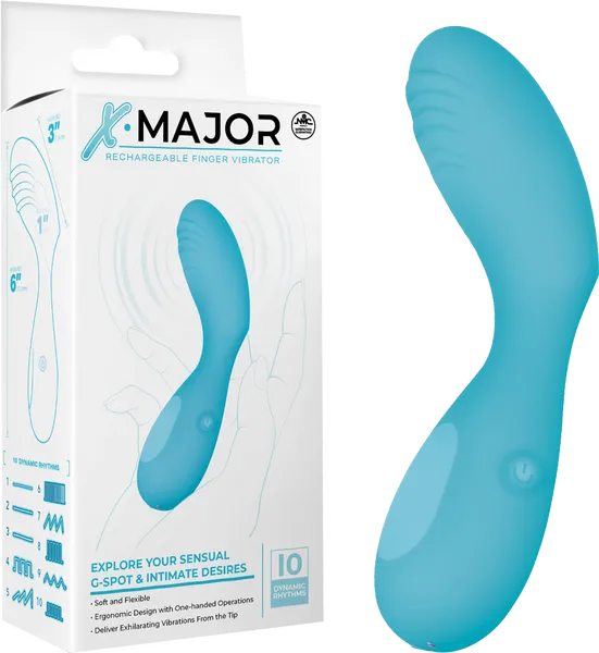 Rechargeable Finger Vibrator (Blue)-FPBQ032A00-024