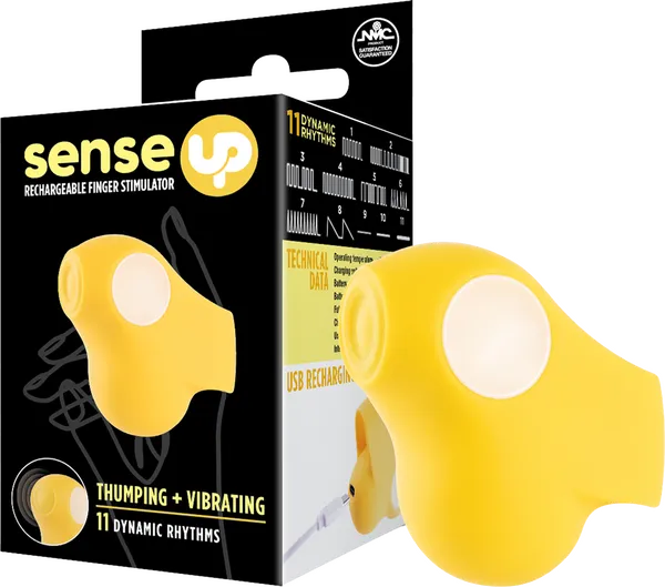 Rechargeable Finger Stimulator (Yellow) - Take A Peek