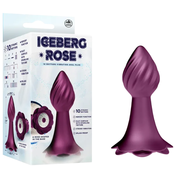 10 Rhythms Vibrating Anal Plug (Pink) - Take A Peek