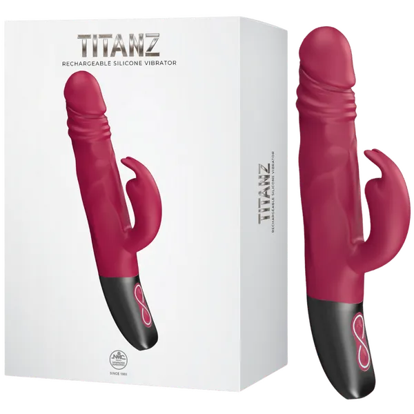 Rotating Rabbit Rechargeable Silicone Vibrator (Pink) - Take A Peek