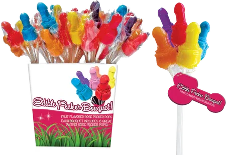 Edible Pecker Bouquet (12 X 6 Piece Display) - Take A Peek