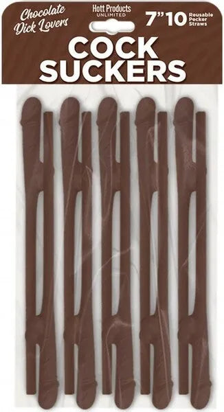 Cocksucker Reusable Straws (Chocolate Colored) - Take A Peek