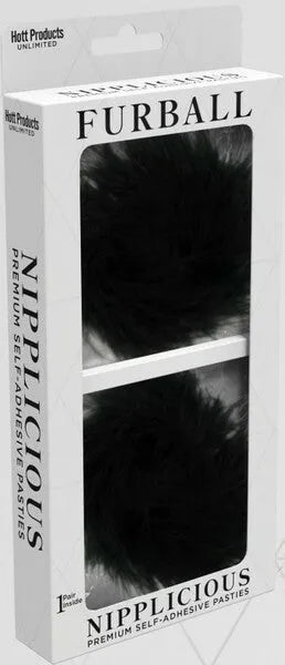 Furball Nipplicious Pasties (Black) - Take A Peek