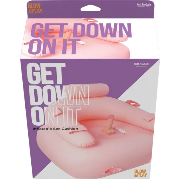 Get Down On It Inflatable Vibrating Dildo-HP-3587