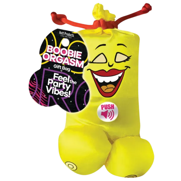 Boobie Orgasm Talking Bag - Take A Peek