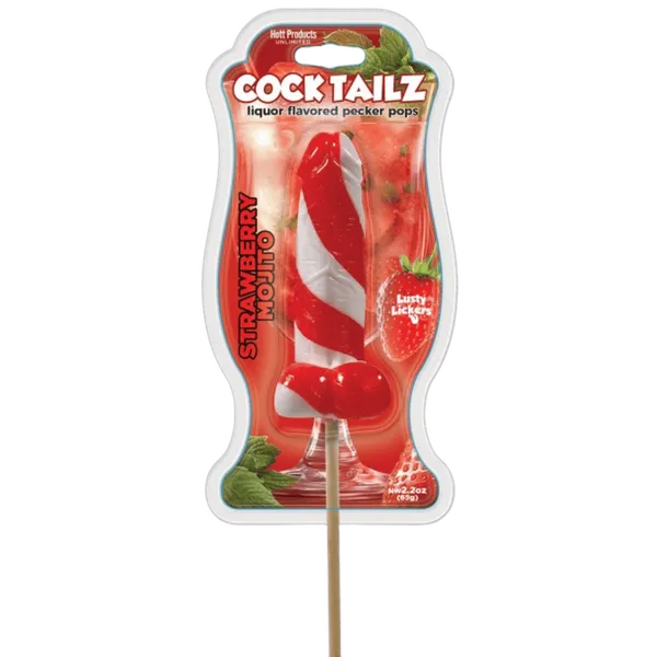Cocktailz Strawberry Mojito Pecker Pop - Take A Peek