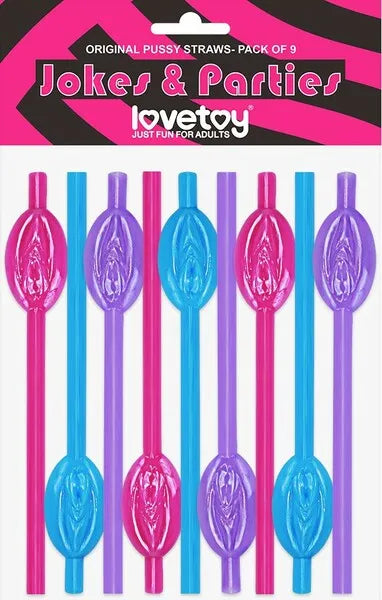 Pussy Straws (Blue, Pink, Purple) - Take A Peek
