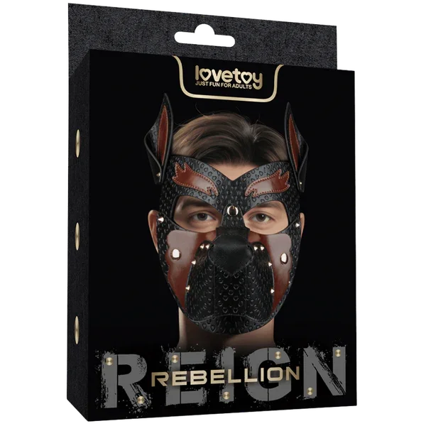 Howl Pup Mask (Black/Red)-LV766004