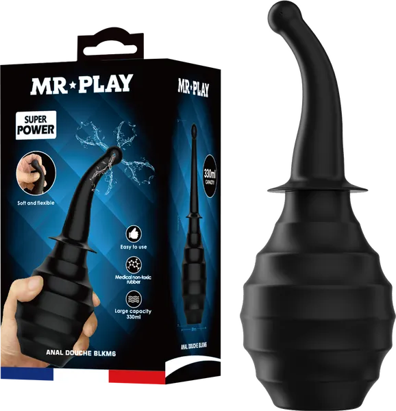 Anal Douche BLKM6 (Black)-QX-005-MR