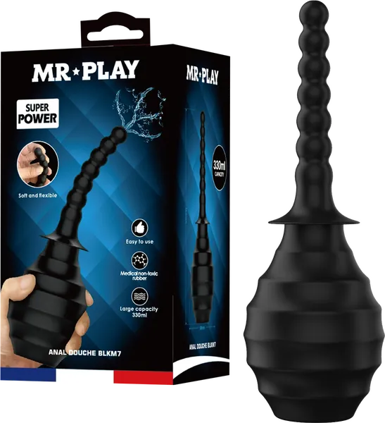 Anal Douche BLKM7 (Black)-QX-006-MR