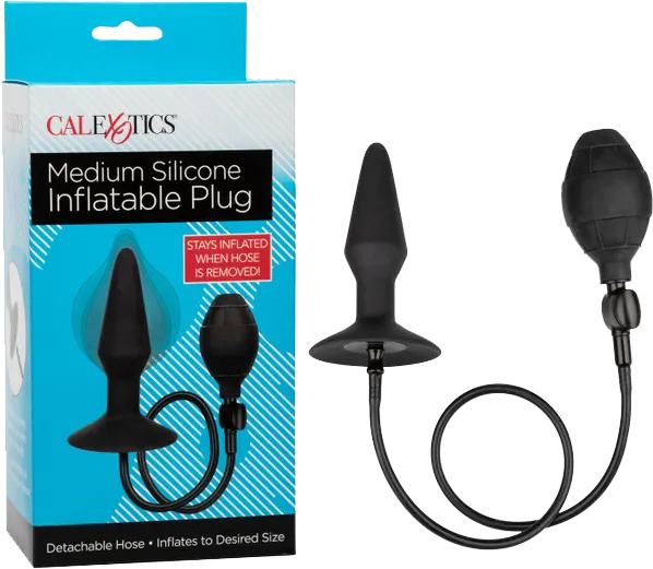 Medium Silicone Inflatable Plug - Take A Peek