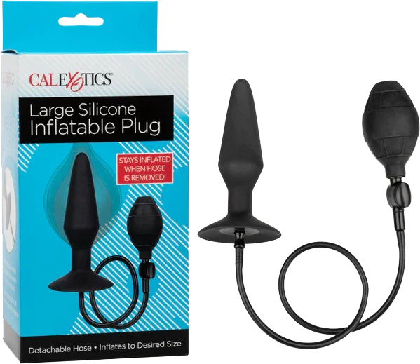 Large Silicone Inflatable Plug - Take A Peek