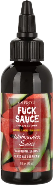 Fuck Sauce Flavored Water-Based Personal Lubricant - Watermelon 2 fl. oz. - Take A Peek
