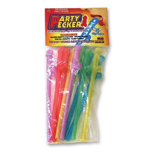 Party Pecker Sipping Straws - Take A Peek