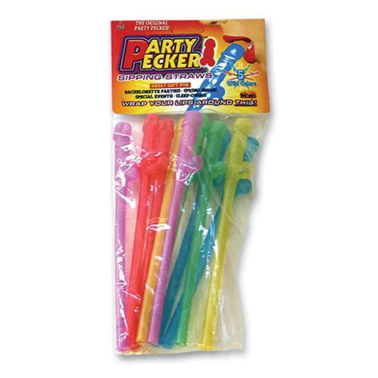 Party Pecker Sipping Straws - Take A Peek