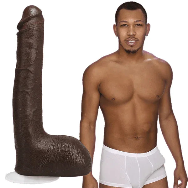 Signature Cocks - Ricky Johnson 10 Inch ULTRASKYN Cock with Removable Vac-U-Lock Suction Cup - Take A Peek