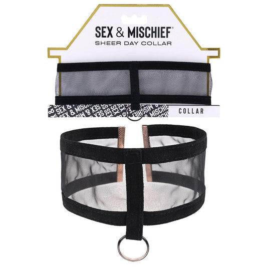 Sex & Mischief Sheer Day Collar - Take A Peek