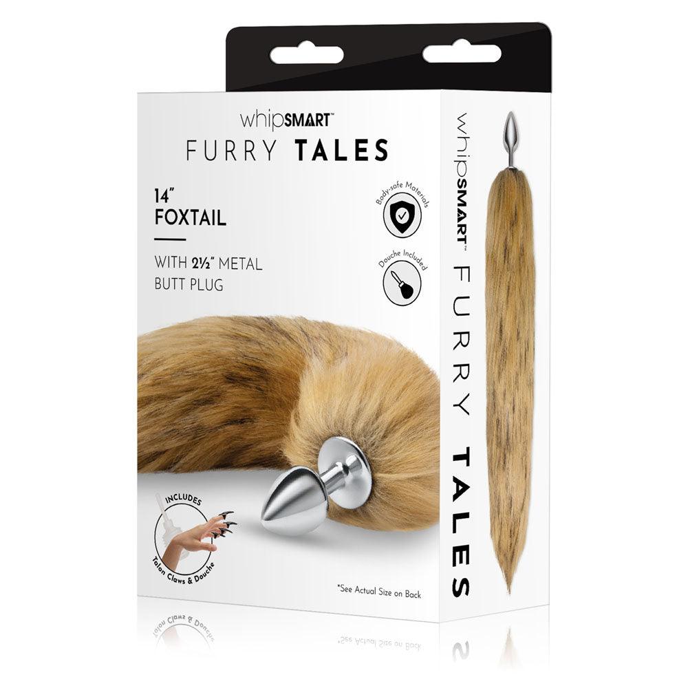 WhipSmart Furry Tales 14 Inch Brown Fox Tail - Take A Peek