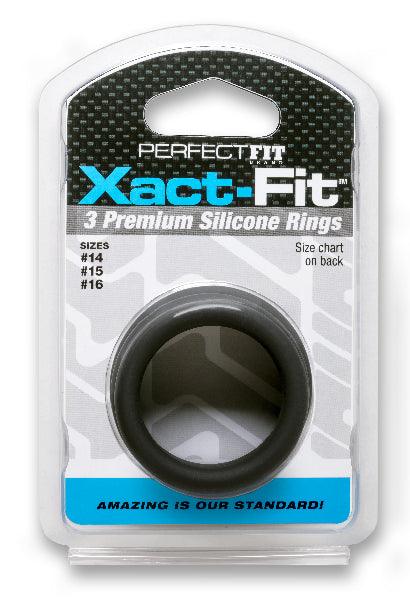 Xact-Fit Silicone Rings Medium 3 Ring Kit - Take A Peek