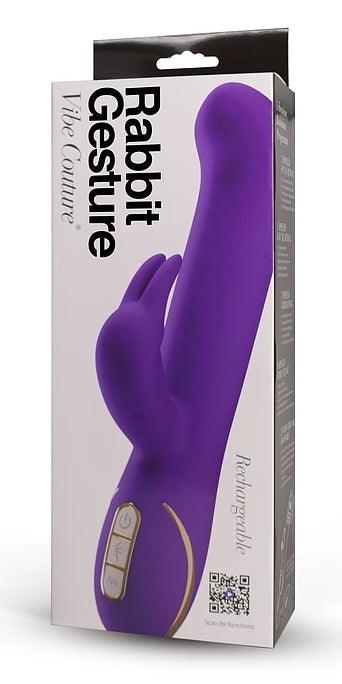 Vibe Couture Rabbit Gesture Purple - Take A Peek