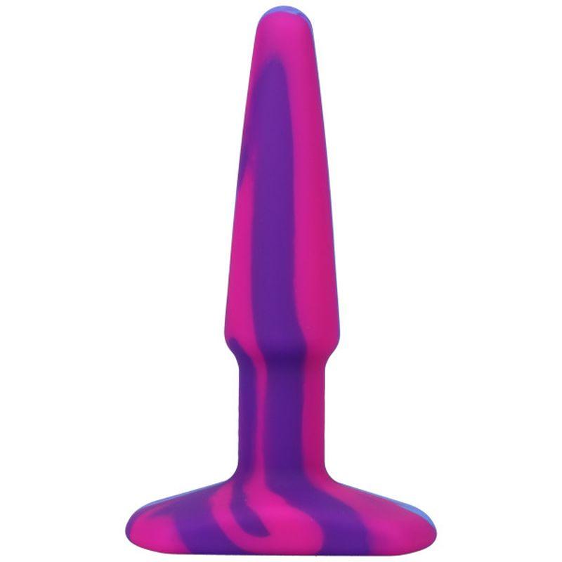 Groovy Silicone Anal Plug 4in Berry - Take A Peek