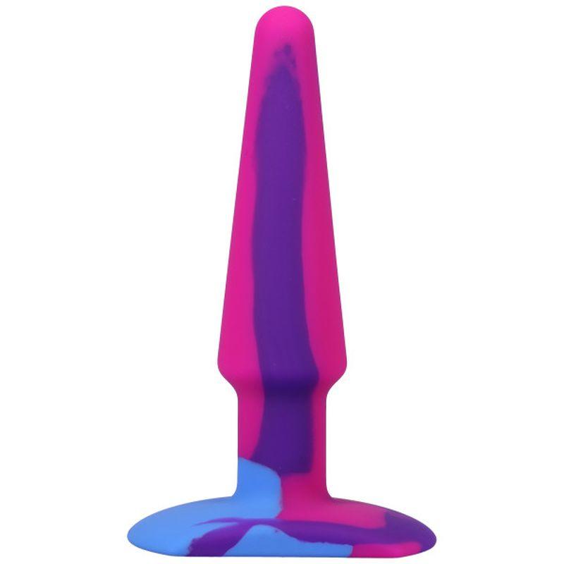 Groovy Silicone Anal Plug 5in Berry - Take A Peek