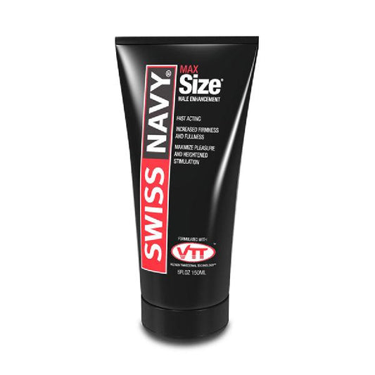 Swiss Navy Max Size Cream 5oz/147ml - Tube - Take A Peek