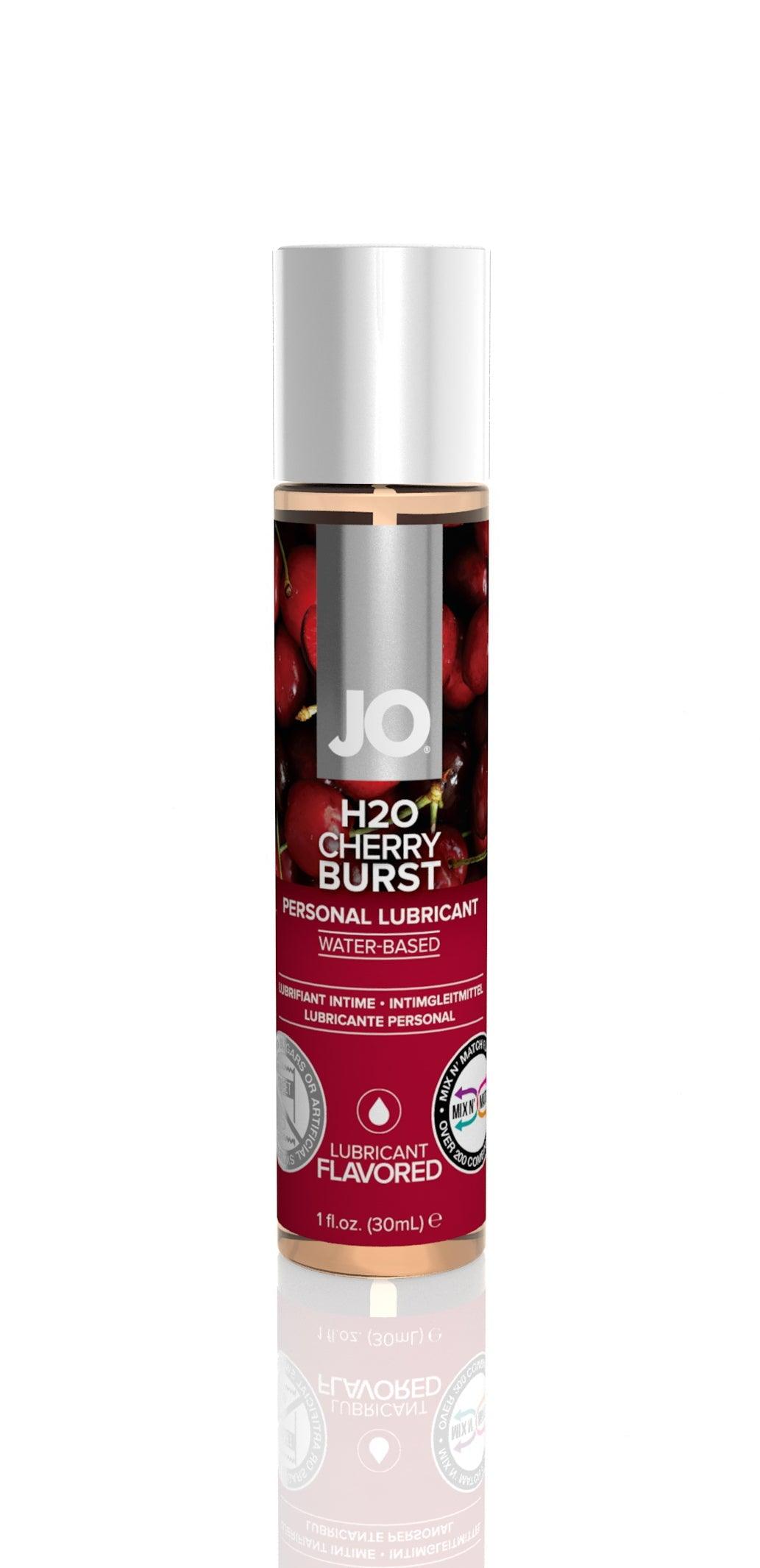 JO H2O Flavored 1 Oz / 30 ml Cherry Burst (T) - Take A Peek