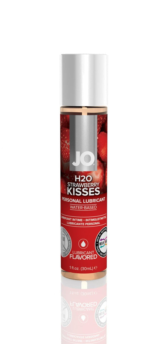 JO H2O Flavored 1 Oz / 30 ml Strawberry Kiss (T) - Take A Peek