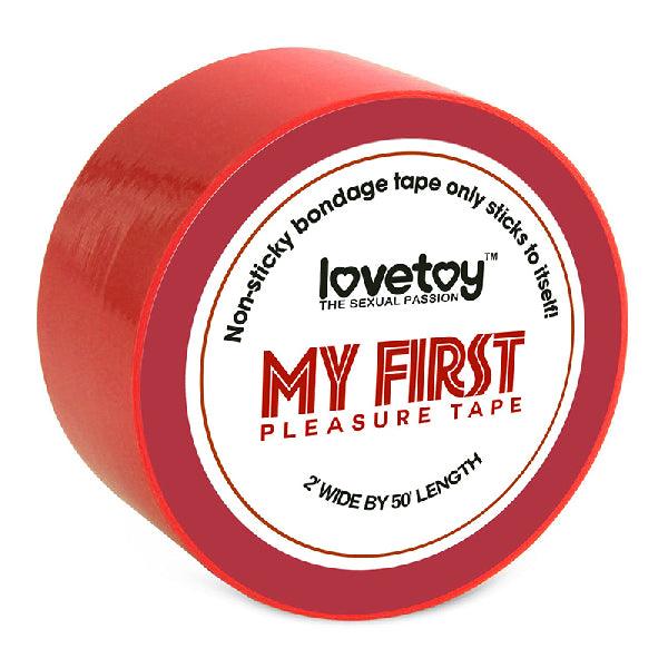 My First Non-Sticky Bondage Tape Red - Take A Peek
