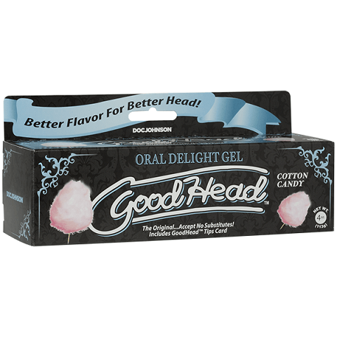 GoodHeadâ¢ - Oral Delight Gel - 4 oz Tube - Cotton Candy - Take A Peek