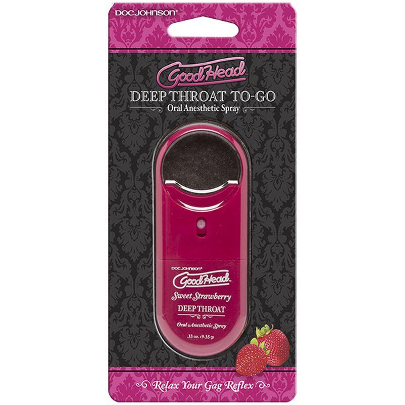 GoodHead To-Go Deep Throat Spray Sweet Strawberry 9ml - Take A Peek