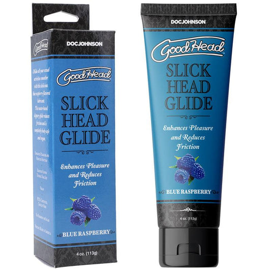 GoodHead Slick Head Glide - Blue Raspberry - Take A Peek