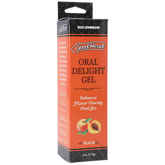 GoodHead - Oral Delight Gel - Peach - 4 oz - Take A Peek