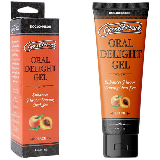 GoodHead Oral Delight Gel - Peach - Take A Peek