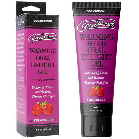 GoodHead Warming Head Oral Delight Gel - Strawberry - Take A Peek