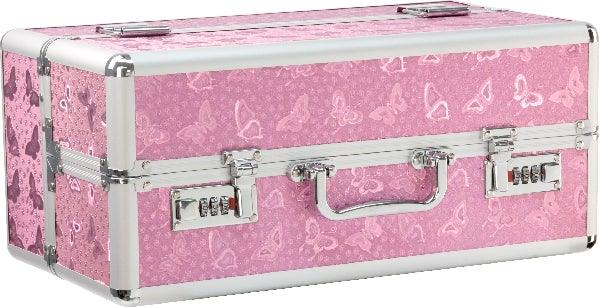 Lockable Large Vibrator Case Pink - Take A Peek