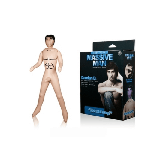 Massive Man Damian D PVC Doll Flesh - Take A Peek