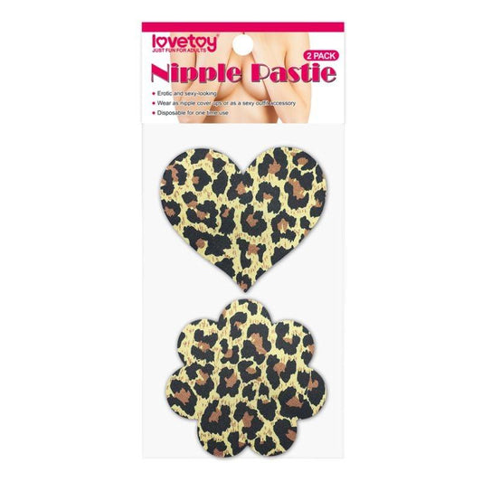 Leopard Sexy Nipple Pasties Twin Pack - Take A Peek