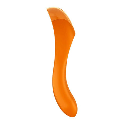 Satisfyer Candy Cane Finger Vibe Orange - Take A Peek